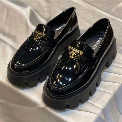 prada crystal flat shoes|prada men's shoes outlet.